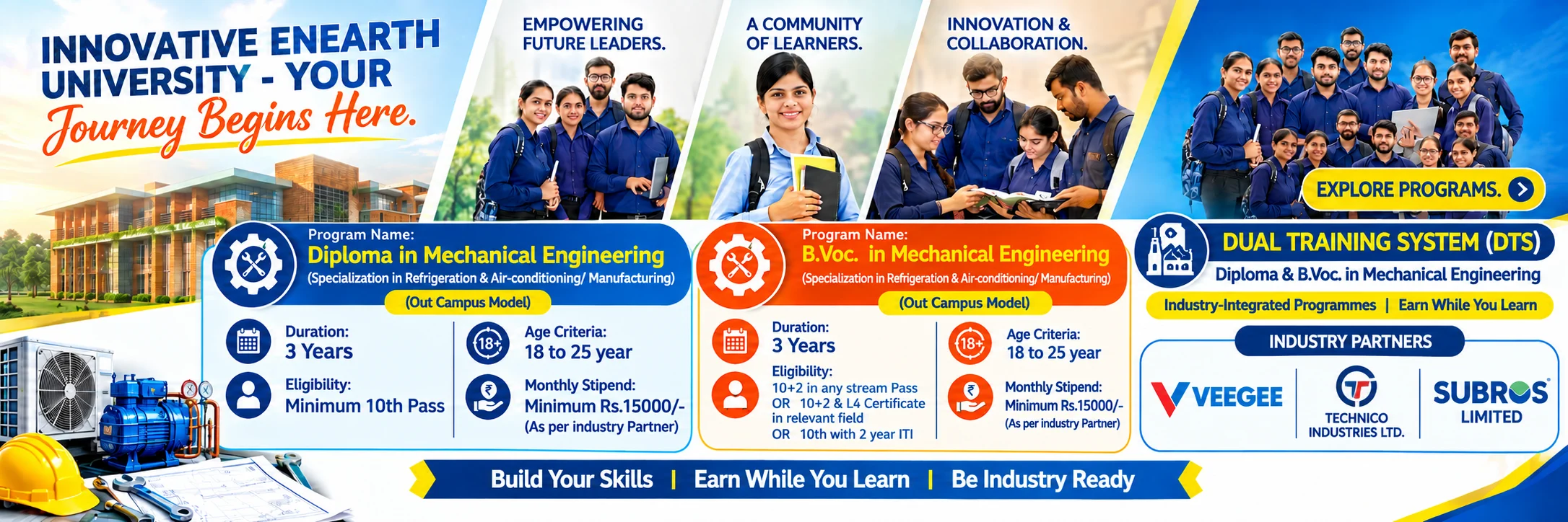 SVSU skill university campus and learning